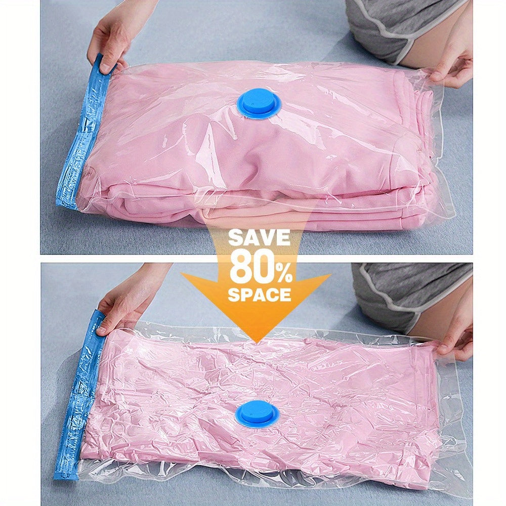 Vacuum Storage Bags 16 Pack with Electric Pump | Space Saver Compression Bags for Clothes Bedding Pillows Quilts Blankets | Travel Size Vacuum Seal Bags for Luggage Closet