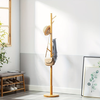 1pc Floor-Standing Coat Rack, Bedroom Easy Combination Hanging Coat Rack, Bedroom Vertical Coat Racks for Clothes, Suits, Hats, Bags, Tie, Belt