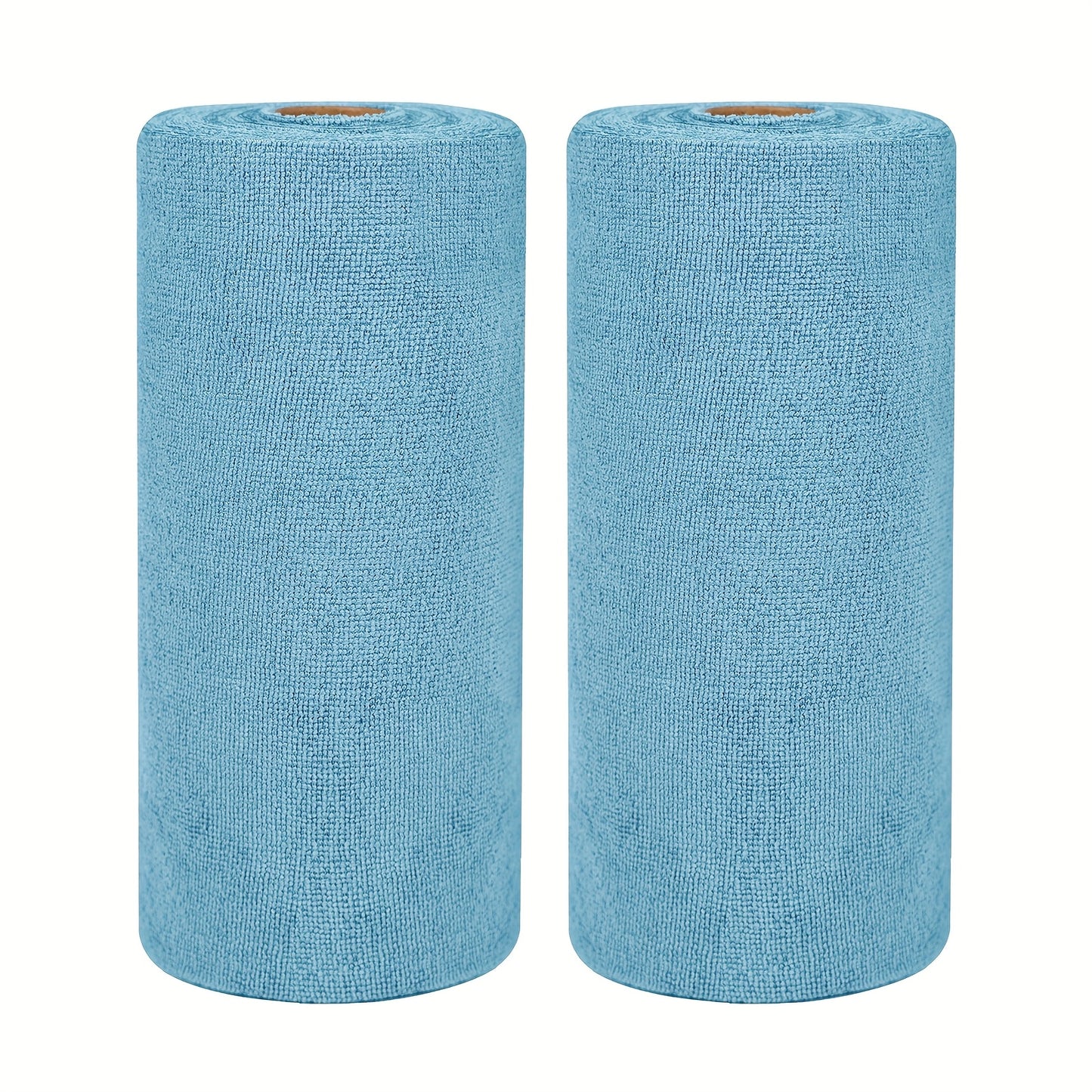Reusable Microfiber Cleaning Cloths, Paper Towel Washable Tear Away Cleaning Towels Roll, 12x12 Absorbent Rags, Drying Dishcloths for Kitchen, House, and Car