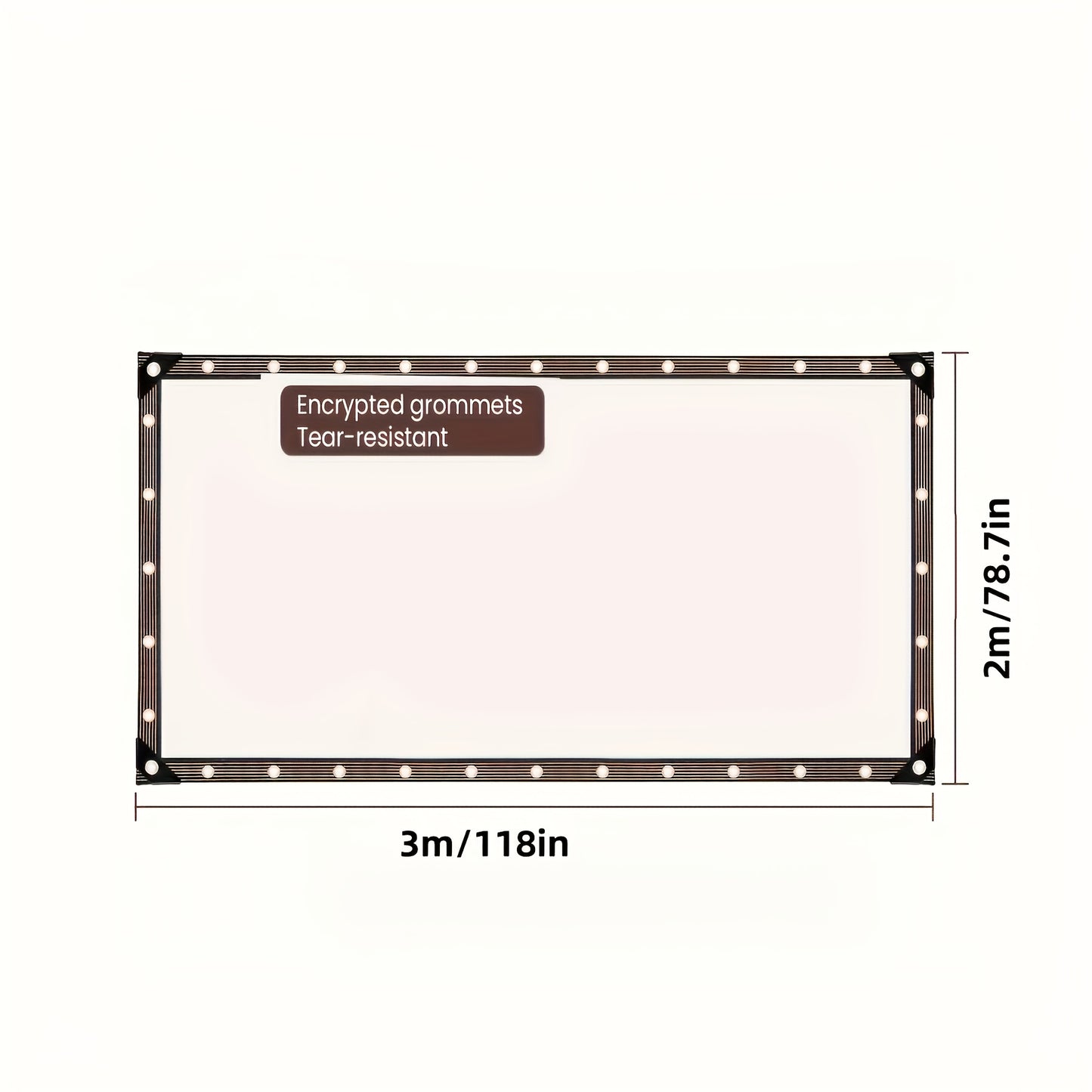 Waterproof Clear Tarp with Seal - Rainproof Outdoor Cover for Patio, Chicken Coop, Porch Awning And Camping