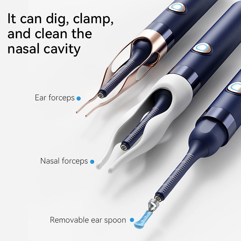 Upgraded 1080P Ear Wax Removal Tool with Camera & Storage Case – LED Light, iOS & Android Compatible, Complete Ear Cleaning Kit, Holiday & Birthday Gift for Whole Family