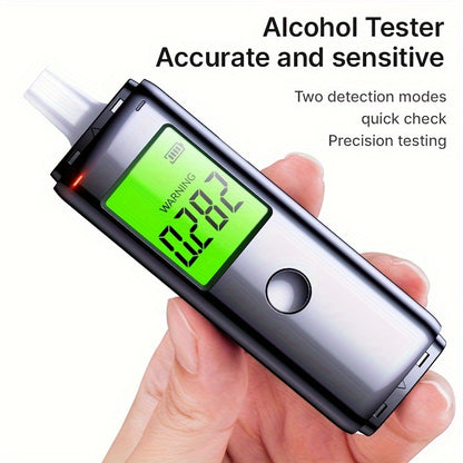 2-In-1 Breathalyzer Alcohol Tester, Blowing Automatic Testing for Drunk Driving Personal Use Rechargeable Dual Mode Testing Tool