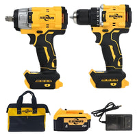 Wrench + Drill + 8.0AH Battery + Charger + Tool Bag