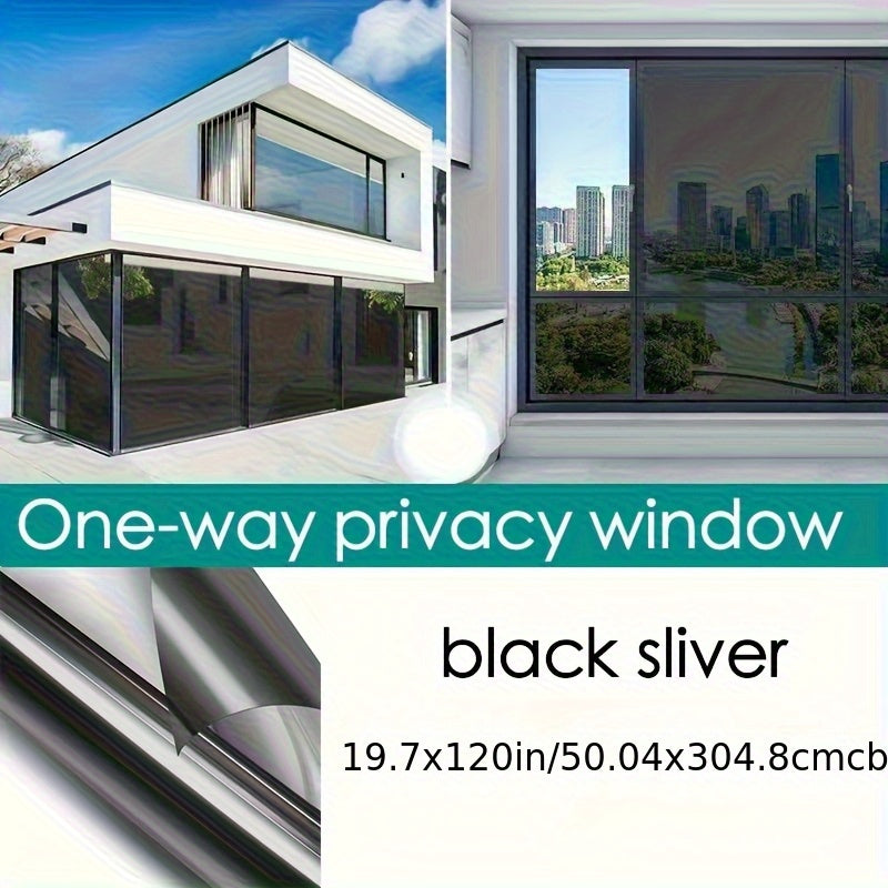 Large Privacy Film For Windows One-way Window Film, Protect Privacy, Suitable For Home for windows, Reflectors, Sun Protection, Heat Insulation And Protection