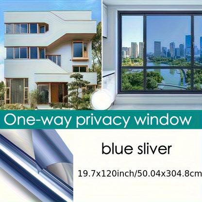 Large Privacy Film For Windows One-way Window Film, Protect Privacy, Suitable For Home for windows, Reflectors, Sun Protection, Heat Insulation And Protection