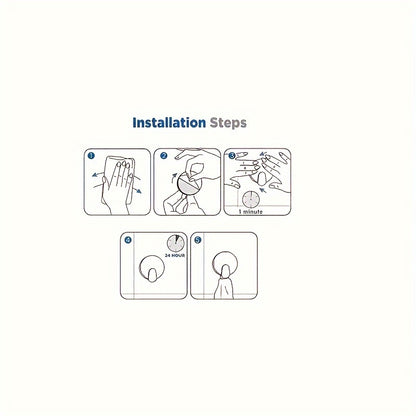 Easy-to-Install Adhesive Towel Hook for Bathroom, Kitchen - Durable Holder for Pajamas, Clothes, Hats, And Keys/ Bathroom Accessories