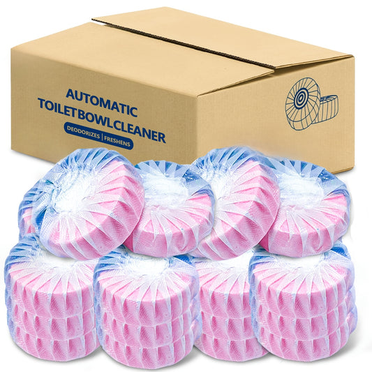 Automatic Toilet Bowl Cleaner Tablets 20/36/60 Pack – Powerful Lemongrass Scent Toilet Tank Cleaner Tabs