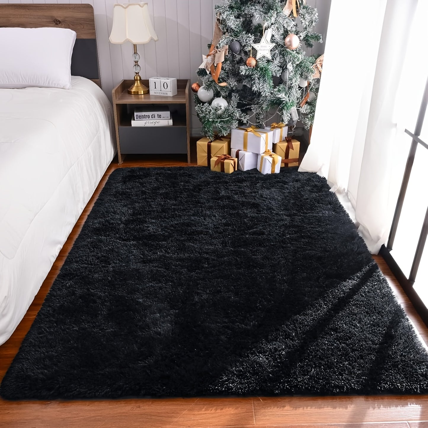 Area Rug Non Slip Backing for Living Room Kitchen Modern Home Decor Floor Decoration Carpet Mat Cute Fluffy Bedroom Rug Easy to Clean Bathroom Rugs