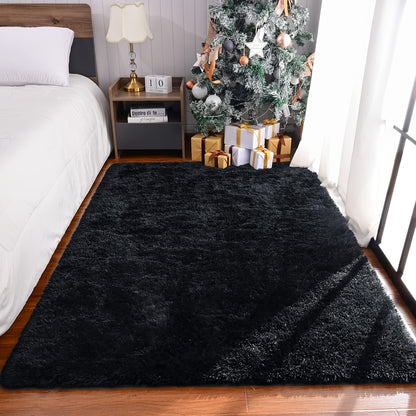 Area Rug Non Slip Backing for Living Room Kitchen Modern Home Decor Floor Decoration Carpet Mat Cute Fluffy Bedroom Rug Easy to Clean Bathroom Rugs