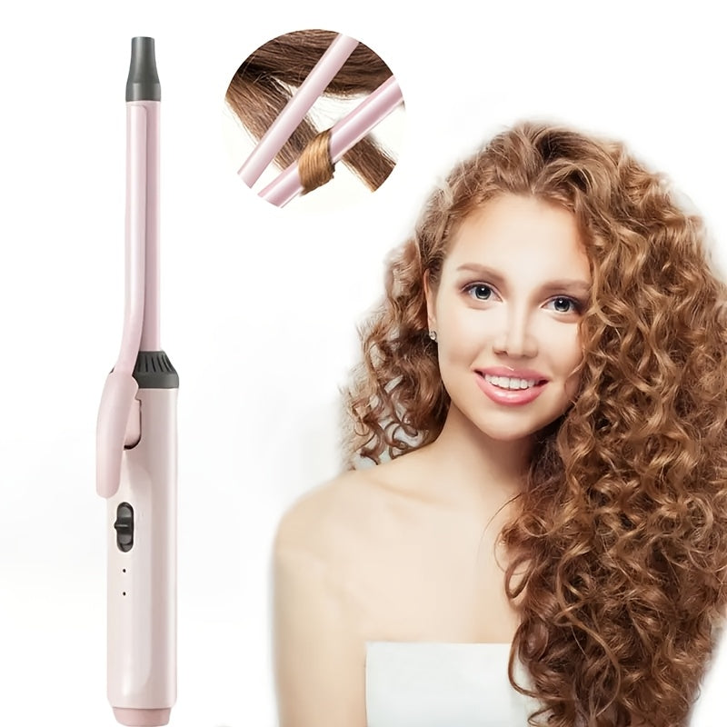 [Holiday Gifts] US Standard] 9mm Mini Curling Iron, Rapid Heating, Suitable For Ultra-Fine Curls, Teddy Curls, Water Waves, And Bangs, Creates Airy Bangs And Tight Curls, A Travel Curling Iron Suitable For Both Men And Women, The Best Choice For Holiday G