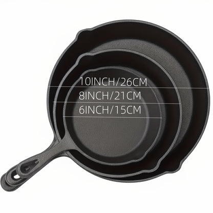 Cast Iron Cookware Sets for Kitchen, Camping & BBQ | Skillets, Dutch Ovens, Griddles & Pizza Pans