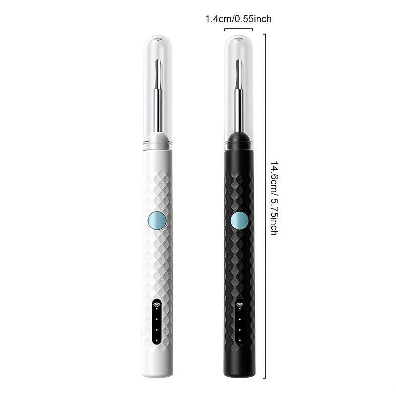 Ear Cleaning Camera Kit 1080P HD Rechargeable Lithium Battery – 6 Ear Spoons, Ear Tweezers, Visual Ear Wax Removal Tool Compatible with All Smartphones for Adults Safe Home Ear Care