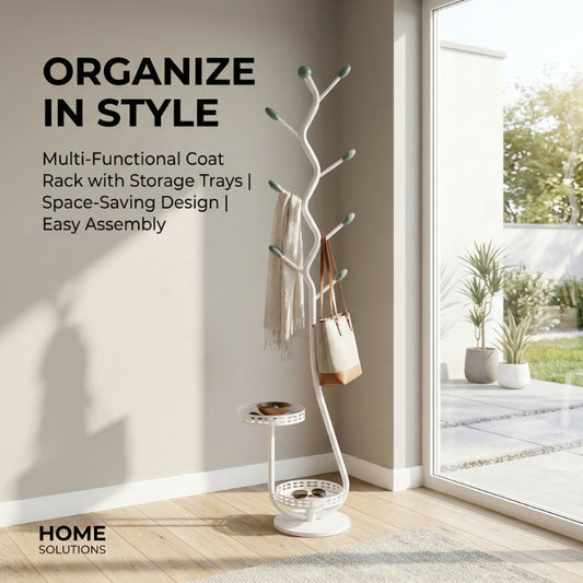 1pc Of Stylish Standalone Metal Clothing Rack with A Shelf - A Versatile Vertical Garment Organizer, Designed for Easy Mobility In for Home Organization - Perfect for Coats, Hats, Scarves, And Additional Items