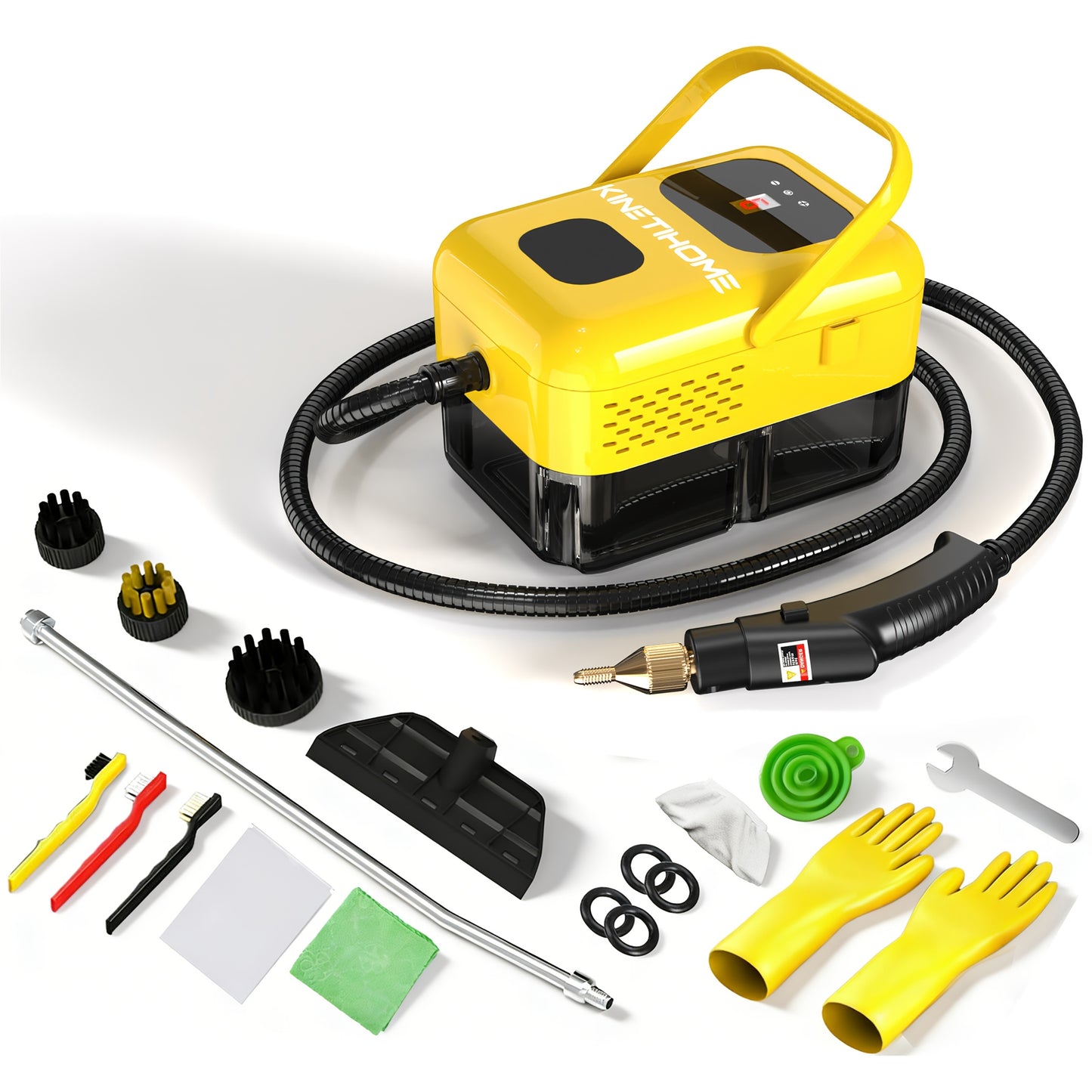 Handheld Steam Cleaner High Pressure Portable Steam Cleaning Machine for Kitchen Grease Sofa Car Upholstery Air Conditioner Washing Machine Tile Grout