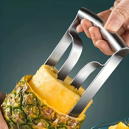 1/2pcs Easy to Use Pineapple Coreless Slicer - Durable Stainless Steel Comfortable Grip - Perfect for Home and Kitchen/restaurant Use