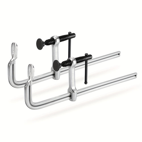 Bar Clamps 12 Inch 2-Pack – Jorgensen Light-Duty Drop Forged Steel Clamps for Woodworking, Welding & DIY Projects, Heavy-Duty Grip Bar Clamp Set