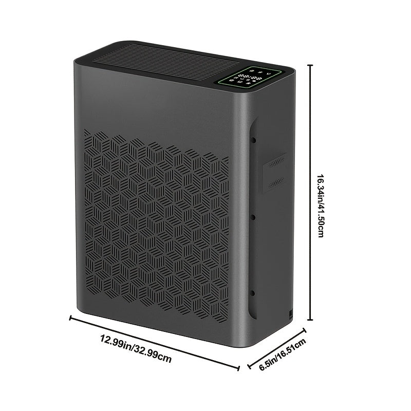 Home Air Purifier, Large Home Air Purifier, Up to 1095ft Square, Display Air Sensor, Large Air Purifier for Bedroom, Timed Purifier, Suitable for Indoor Purifier