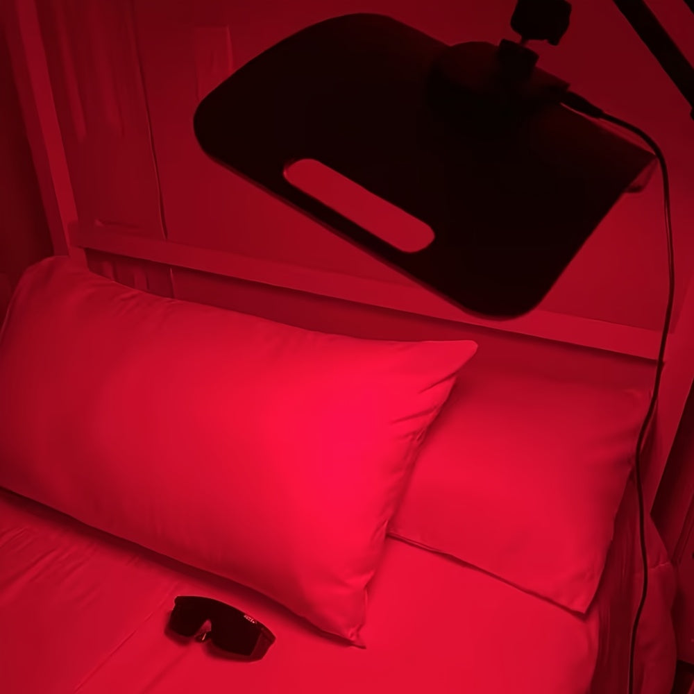 Red Light Therapy Lamp For Face Infrared Light Therapy Pad With Stand Led 660nm Red Light-Therapy & 850nm Infrared Red Light Therapy Device For Body Skin Health