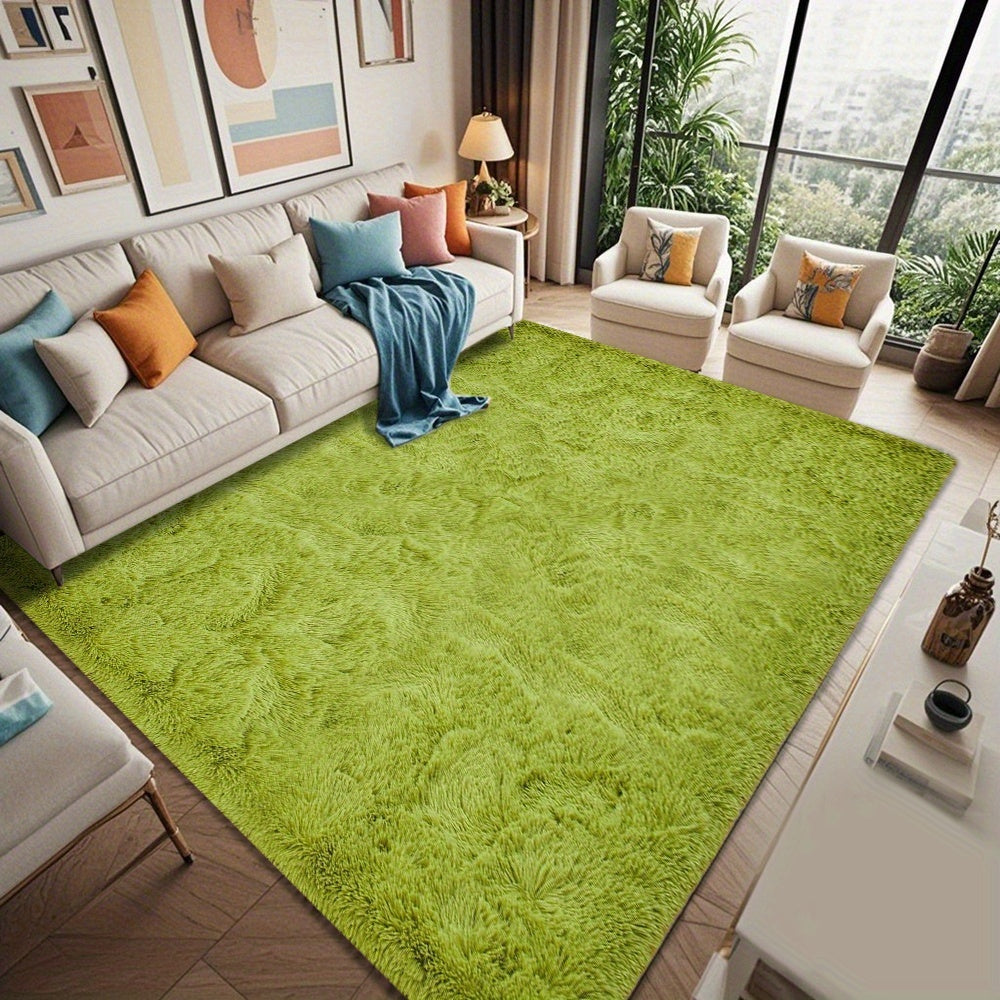 Fluffy Area Rug Large Soft Shag Carpet for Living Room Bedroom – Non-Slip Ultra Thick Plush Floor Mat, Multiple Sizes & Colors, Home Decor