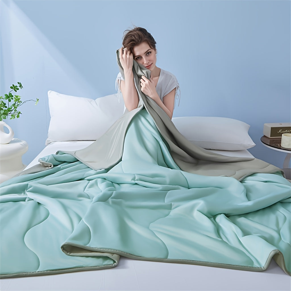 Summer Coolness, Summer Blanket, Cool Down Blanket, Summer Air Conditioning Blanket, Easy Solid Color, Skin Friendly, Breathable, Suitable for People Who Are Hot And Prone to Sweating in Summer