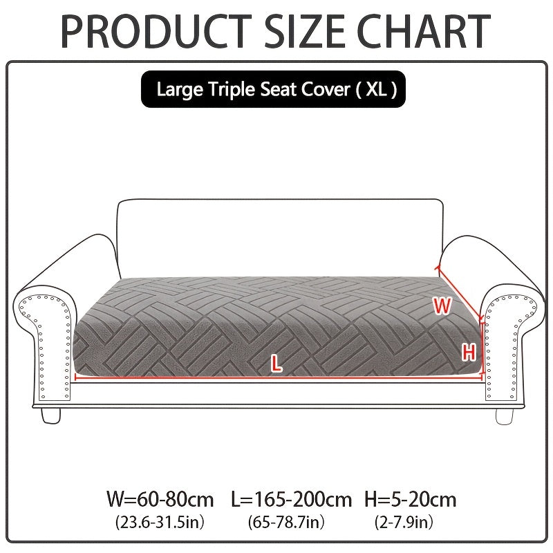 1pc Elastic Four Seasons Universal Sofa Cover, Armrest Cover, Stretch Sofa SlipcoversPet Friendly, Style, Non-slip, Suitable for Living Room Sofa, Home Decoration Protective Cover Can Be Machine Washable Local Warehouse Send Out Goods