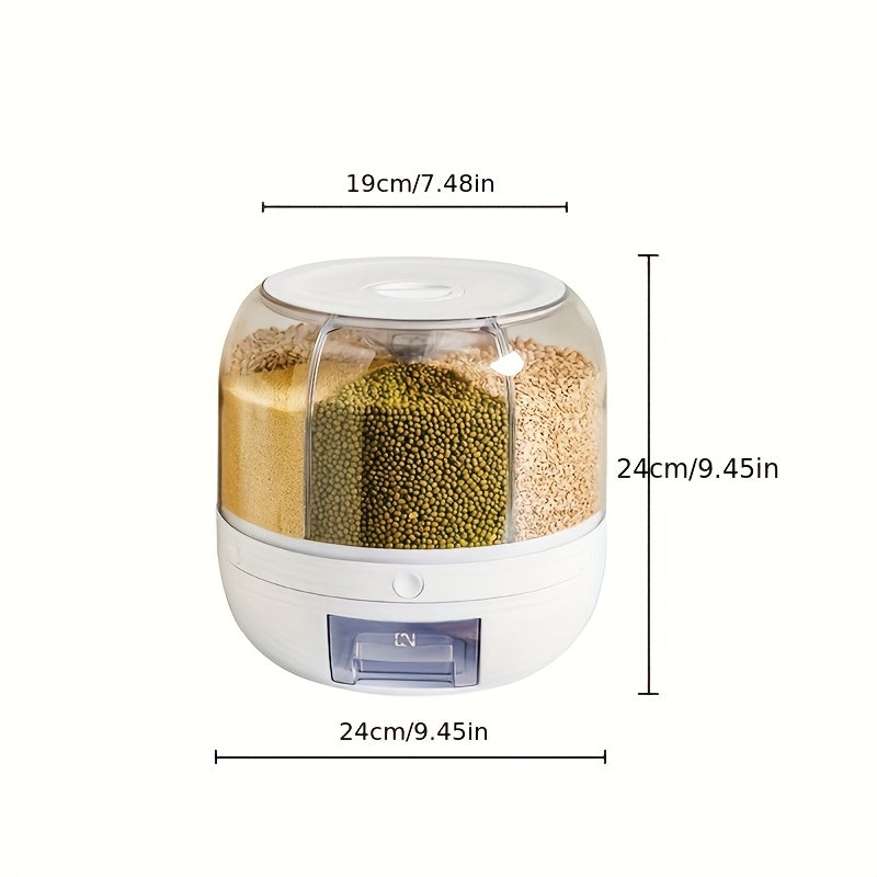 [MOONXIAN] 1 Large-capacity Candy Storage Box, Children's Candy Dispenser, Only Suitable for Small Candies, Household Sealed Dispenser, Also Suitable for Grain, Flour, Pet Food Storage Containers - Smart Partition, Sealed Dispenser, Halloween