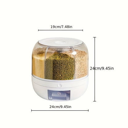 [MOONXIAN] 1 Large-capacity Candy Storage Box, Children's Candy Dispenser, Only Suitable for Small Candies, Household Sealed Dispenser, Also Suitable for Grain, Flour, Pet Food Storage Containers - Smart Partition, Sealed Dispenser, Halloween