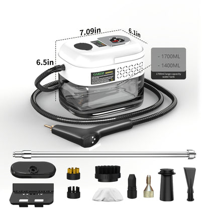 High Pressure Steam Cleaner, Steam Cleaner Handheld, High Temperature Carpet Cleaner, Handle Gear Switch Adjustment, LCD Display, 40.58oz Water Tank Capacity, Suitable for Kitchen Fumes, Sofas, Easter Gifts,