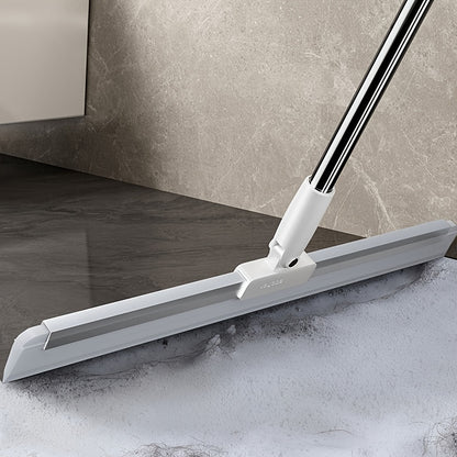 Joybos All-in-One Silicone Squeegee - Broom With Detachable, Rotatable & Long Stainless Steel Handle For Effortless Floor To Ceiling Cleaning - Ideal For Glass, Tile, Wood & Carpet
