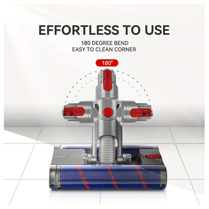 Replacement Brush Head for Vacuum Cleaners, Compatible with V7, V8, V10, V11, And V15 Series, Featuring a Double Roller Design for
