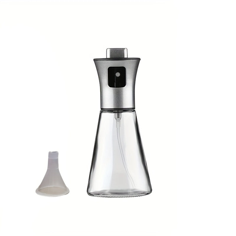 Oil Sprayer For Cooking- Stainless Steel Oil Spray Bottle, Pressurized Spray Glass Oil Spray Pot, Kitchen Olive Oil Cooking, Barbecue Restaurant Oil Spray Bottle, Christmas Essentials