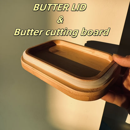 Glass Butter Dish With Airtight Lid That Keeps Butter Soft - For Countertop And Refrigerator Door Shelf - Butter Tray With Lid Fridge - Butter Holder For Counter - Covered Butter Dishes With Lid