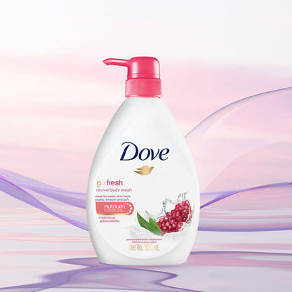 2 Pack Dove Body Wash Revive Pump 550 ml