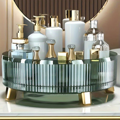 360° Deluxe Rotating Makeup Organizer - Effortlessly Access Your Beauty Collection, Perfect For Vanity, Bathroom & Kitchen Countertops, Spacious Enough For Perfumes2025，Christmas and New Year gifts for women