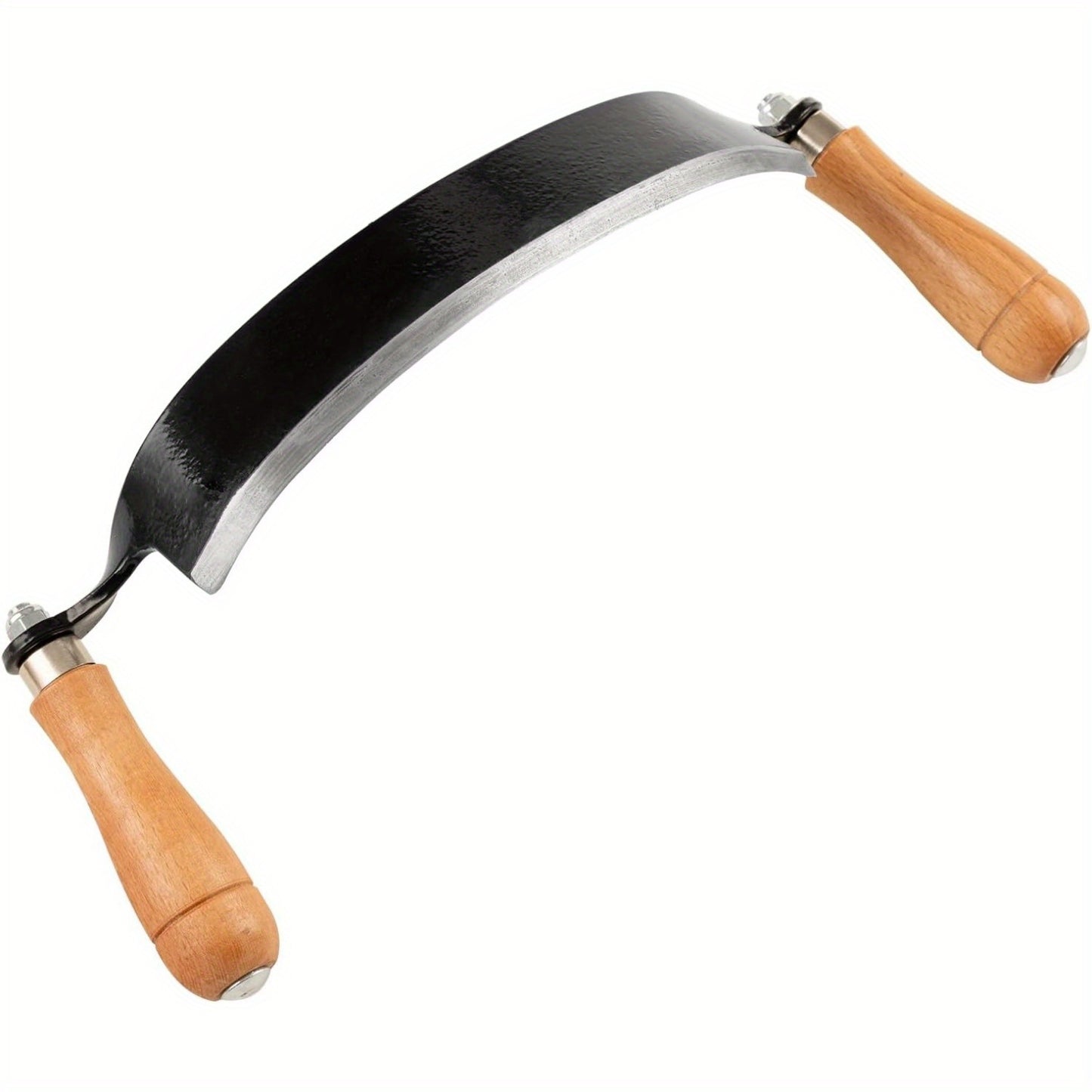 10/8/5inch Curved Draw Knife, Draw Knife Debarking Tool, Draw Knife Woodworking Tool, Draw Shave Tool Debarking Hand Tool, Ergonomic Handle, Simple And Effortless To Use, Bark Stripper Tool Subit For Timber Framers Wood Turners And Carvers