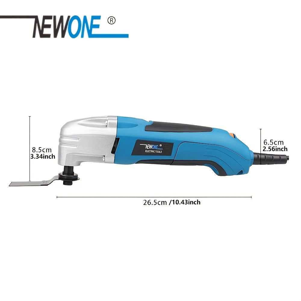 2.5 Amp Pro Oscillating Multitool Kit - High-Precision 3° Angle, Renovator, 6-Speed, Corded Cutting Tool for Wood, Metal, And Plastic, Easy-to-Use, Versatile, And Reliable for Various DIY Projects And Home Repairs