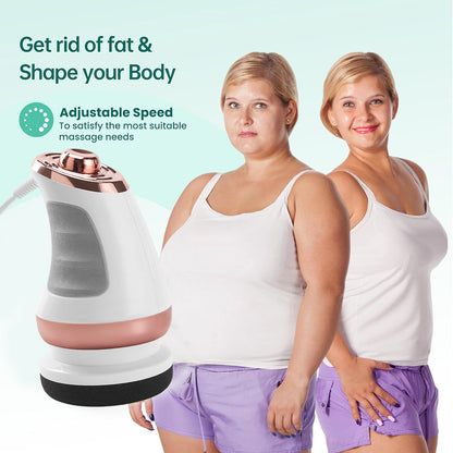 Massage Machine, 5 Massage Heads and 3 Washable Pads, Body Machine, Removal Machine for Abdomen, Waist, Arms, Buttocks and Legs