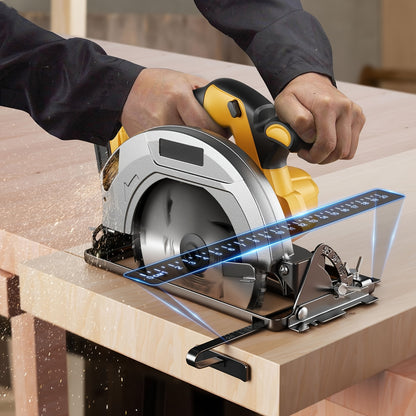 Suitable for Dewalt 20V MAX Battery Cordless Circular Saws, 7-1/4 Inch Brushless Electric Circular Saw, with 0-50 Degree Bevel Cutting Function, Includes Saw Blades, Battery Not Included, Perfect Christmas Gift.