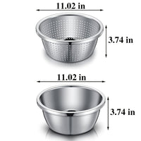 Bowl + Sieve Diameter 11.02inch