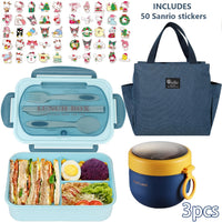 Blue: 53pcs - Oatmeal cup set