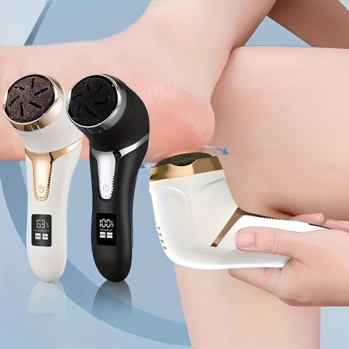 Electric Foot Grinder, Foot Remover, Full Body Wash, IPX7 Waterproof, Multi-speed, LCD Digital Display, Comes with 10pcs Pedicure Set
