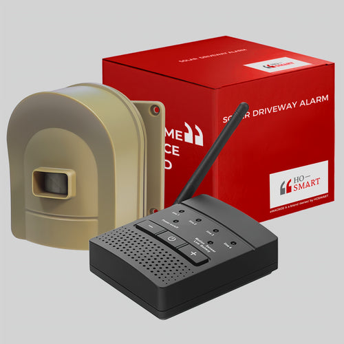 Driveway Alarm Wireless Sensor System 1/2 Mile Range – Motion Sensor Detector for Home, Mailbox & Perimeter Security, Battery Operated, 38 Ringtones