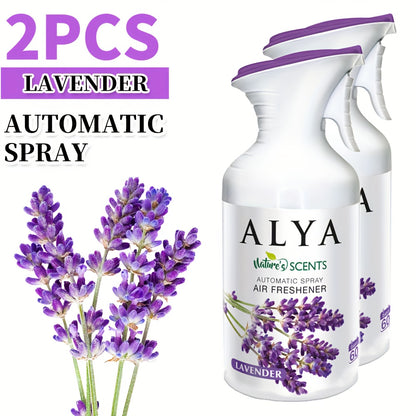 2/5pcs (8.45oz Each) Fragrances Aromatherapy Air Freshener Spray, 6 Scents - Lavender, Cool Linen, Magnolia, Mixed Berries, Ocean And Vanilla, Multi-Purpose Odor-Fighting Room Spray, Ideal for Car, Office, Home, Bathroom, Fabric, Closet Fresh Scent