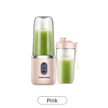 Portable Double Cup Fruit And Vegetable Juicer, Made of Food Grade ABS, with a Capacity of 1500Mah Rechargeable Battery, Gift Box, Multifunctional Juicer, Kitchen Supplies, Essential for Summer Fruit Juicing