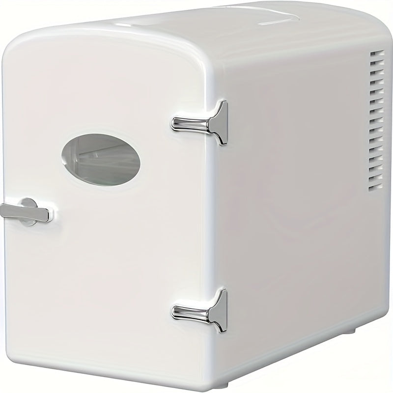 9 Can Mini Observation, Portable Cooler & Warmer, Compact Fridge for Skincare, Beverage, 1.59gal with Window, 1.59gal Compact Mini Fridge: Cooling & Heating Function for Versatile Use And with Cooling And Heating Capabilities - Ideal for Any Space