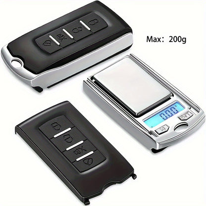 1 Mini Digital Backlit Pocket Scale 0.01g Precision, Portable Keychain Scale for Jewelry, Herbs, Food, Kitchen