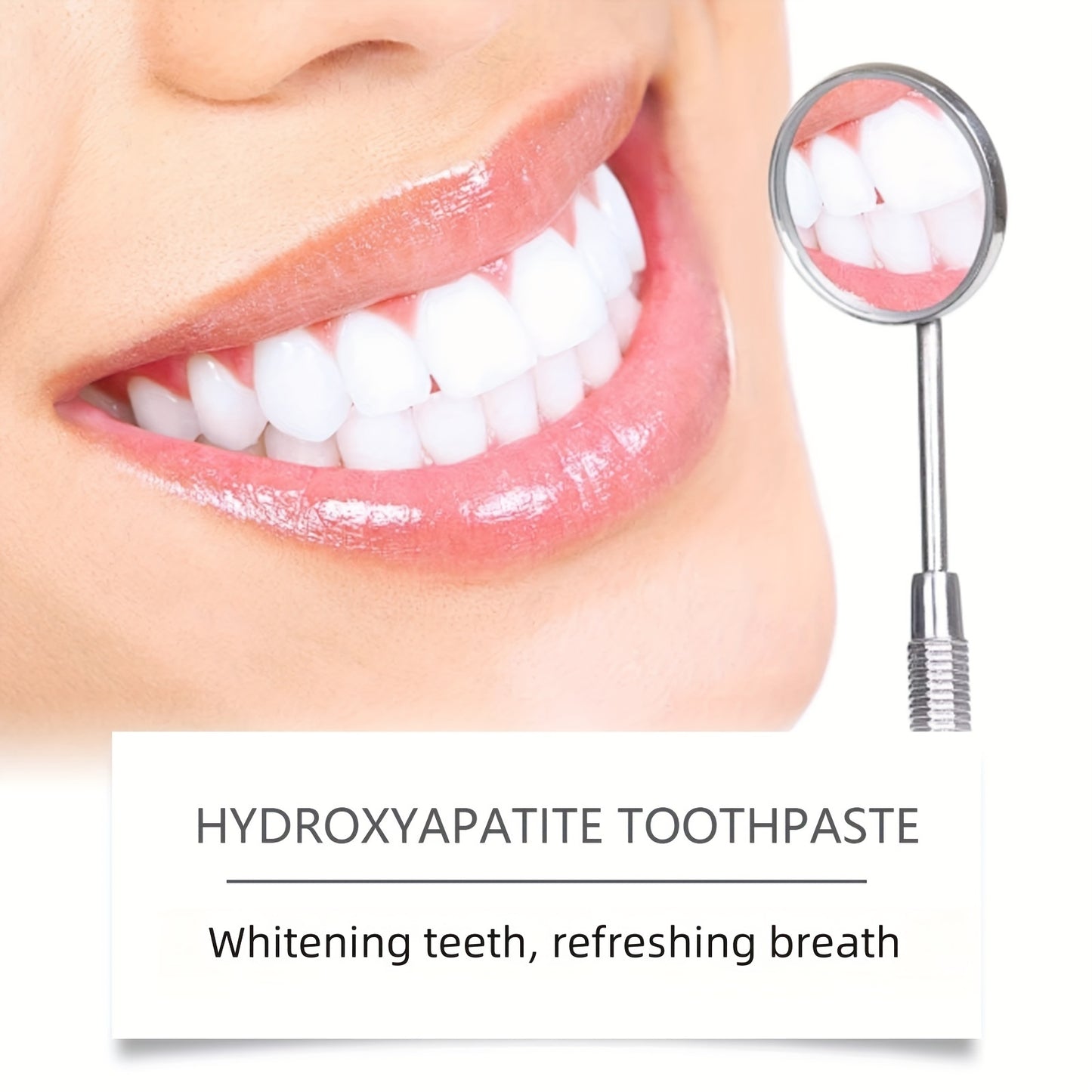 3pcs Of Hydroxyapatite Toothpaste, 7.5% Nano Toothpaste, Comes with A Toothbrush, Whitens Teeth, Freshens Breath, Ideal Gift for Women, Suitable for Home And Travel Use, Oral Care, Local Warehouse