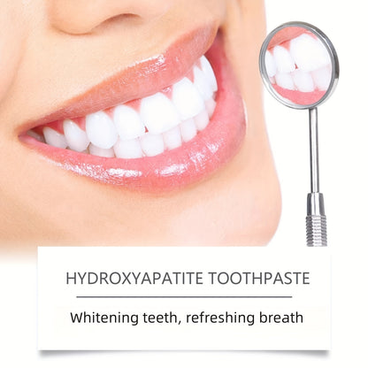 3pcs Of Hydroxyapatite Toothpaste, 7.5% Nano Toothpaste, Comes with A Toothbrush, Whitens Teeth, Freshens Breath, Ideal Gift for Women, Suitable for Home And Travel Use, Oral Care, Local Warehouse