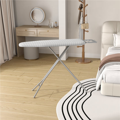 Costoffs Ironing Board Full Size Adjustable & Foldable Iron Table with 4-Leg Stand and 4-Layer Pad, Portable Iron Board for Home, Dorm, Laundry Room, Furniture for Home