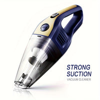 901-Blue+Yellow-Cordless Vacuum Cleaner
